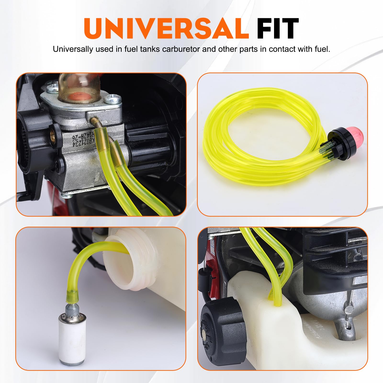 Hipa Fuel Line Hose 10-Feet (3 Meter) I.D 3/32" X O.D 3/16" Tygon Tubing for Common 2 Cycle Engine Chainsaw String Trimmer Blower Models Replace 530069216 - Image 8