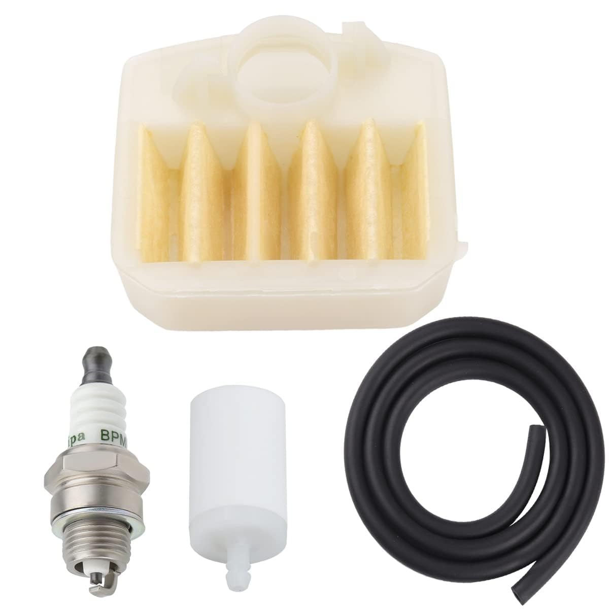 Hipa 350 Chainsaw Air Fuel Filter Line Kit for Hus-qvarna 340 345 346XP 350 351 353 Chainsaw Model Parts Air Filter Replace 5370240-03 with Spark Plug - Image 8