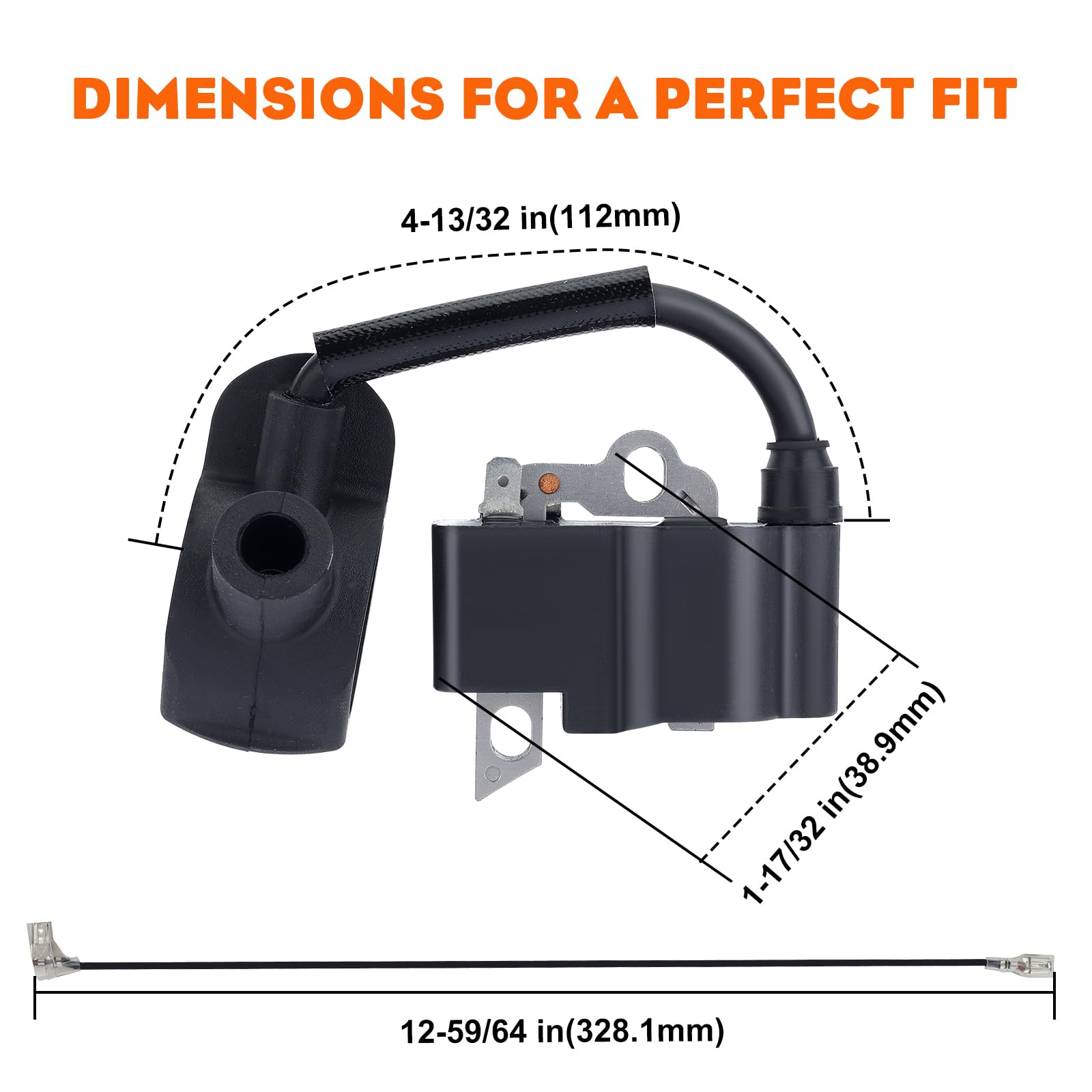 Hipa BR600 Ignition Coil for Stihl BR500 BR600Z BR700 Backpack Leaf Blower Replaces 4282-400-1305 4282-400-1308 4282 400 1305 - Image 6