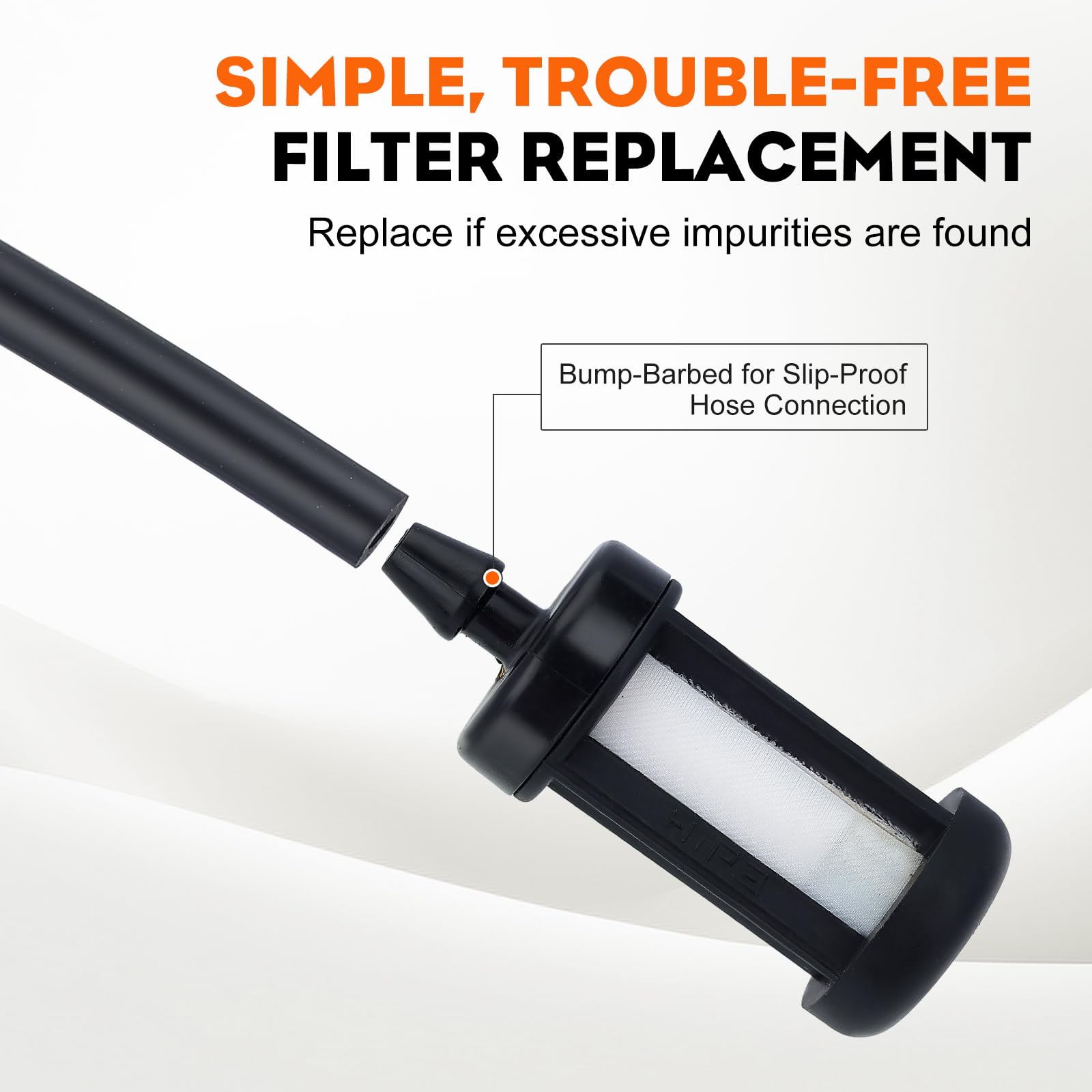 Hipa Sthil Fuel Filter ZF-4 0000 350 3502 for Chainsaw Fuel Filter 011 012 017 019 075 MS190-193 FS55 BG55 BR430 BT121 FS90 SH56 SR450 TS410 Leaf Blower Parts Replace 00003503506 - Image 5