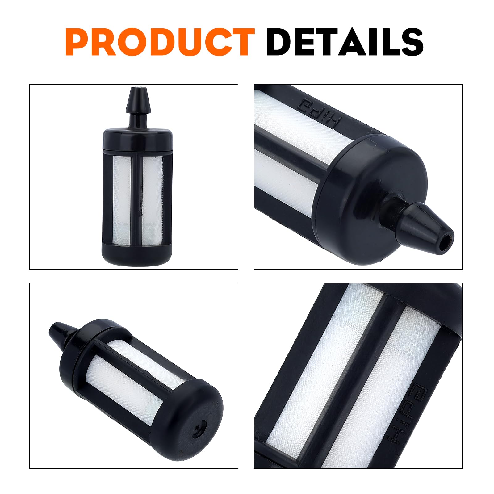 Hipa Sthil Fuel Filter ZF-4 0000 350 3502 for Chainsaw Fuel Filter 011 012 017 019 075 MS190-193 FS55 BG55 BR430 BT121 FS90 SH56 SR450 TS410 Leaf Blower Parts Replace 00003503506 - Image 7